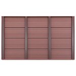 vidaXL Élément de plancher pour douche solaire Marron 101x63x5 5cm WPC