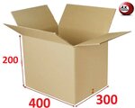 Lot de 10 carton demenagement 40 x 30 x 20 solide double canelure  norme galia a13