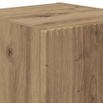 vidaXL Meuble TV mural Chêne artisan 30 x 31 x 40 cm Bois d'ingénierie