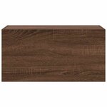 vidaXL Armoire murale de bain chêne marron 60x25x30 cm bois ingénierie