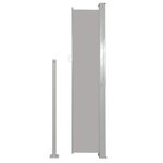 vidaXL Auvent latéral rétractable 140 x 300 cm Gris