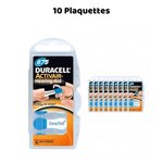 Piles auditives duracell activair 675  10 plaquettes