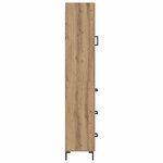 vidaXL Haut Armoire avec tiroir Chêne artisanal 34 5 x 34 x 180 cm