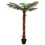 vidaXL Arbre Cocuspalm artificiel Vert 70 x 18 x 140 cm