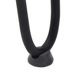 vidaXL Pieds en épingle à cheveux pour table basse 4 pièces Noir 20 cm Acier massif