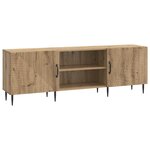 vidaXL Meuble TV 150 x 31 x 50 cm Chêne artisanal Bois d'ingénierie