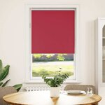 vidaXL Store enrouleur occultant rouge largeur du tissu 65 7 cm