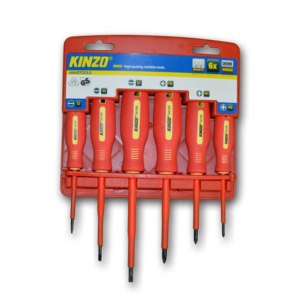 Kinzo 6 tournevis et porte tournevis