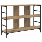 vidaXL Buffet Marron 102 x 32 x 73.5 cm Bois d'ingénierie