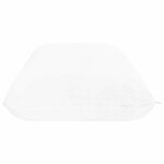 vidaXL Coussin de sommeil Uni Blanc 70 x 36 x 13 cm
