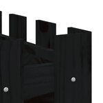 vidaXL Lit surélevé de jardin design de clôture 150x30x30cm pin massif