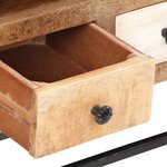 vidaXL Meuble TV 120 x 30 x 40 cm Bois de récupération massif