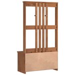 vidaXL Portemanteau SANDNES 87x40x159 5 cm bois massif pin