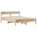 vidaXL Cadre de lit sans matelas 150x200 cm bois de pin massif
