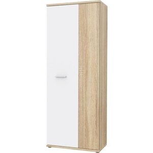 Armoire à chaussures MISCA chêne sonoma et blanc mat - 69 cm