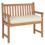 vidaXL Coussin de palette pour sièges/dossiers crème 120 x 50 x 12 cm  en tissu Oxford