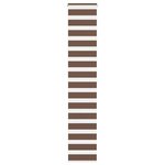 vidaXL Store zèbre marron 50x200 cm largeur du tissu 45 9 cm polyester