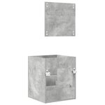 vidaXL Cabinet de salle de bain 41 x 38.5 x 48 cm Bois d'ingénierie
