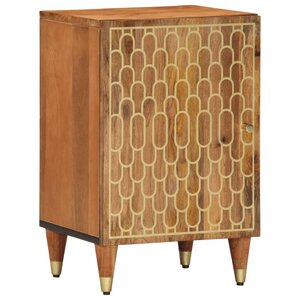 vidaXL Armoire de salle de bain 38x33x58 cm bois massif de manguier