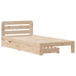 vidaXL Cadre de lit sans matelas 90x200 cm bois de pin massif
