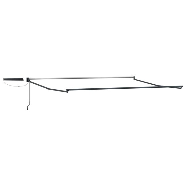 vidaXL Cadre de store rétractable électrique Anthracite 4 × 3 m
