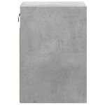 vidaXL Meubles TV muraux et lumières LED 2 Pièces gris béton 41x31x45 cm