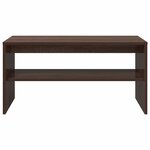 vidaXL Meuble TV chêne marron 80x40x40 cm bois d'ingénierie