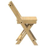 vidaXL Chaises à manger pliables lot de 4 Corona bois massif de pin