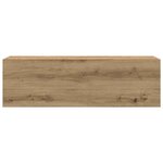 vidaXL Armoire murale de bain chêne artisanal bois d'ingénierie