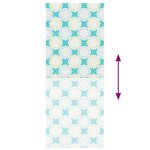 vidaXL Store enrouleur de douche 110x240 cm largeur du tissu 106 cm