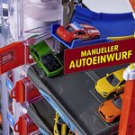 Majorette garage jouet et 6 véhicules moulées sous pression super city