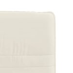 vidaXL Chaises à manger lot de 4 Crème Velours