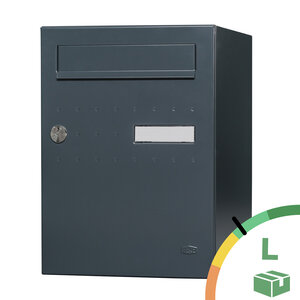 Boite à colis Eclipse 1 porte gris anthracite mat RAL 7016 M