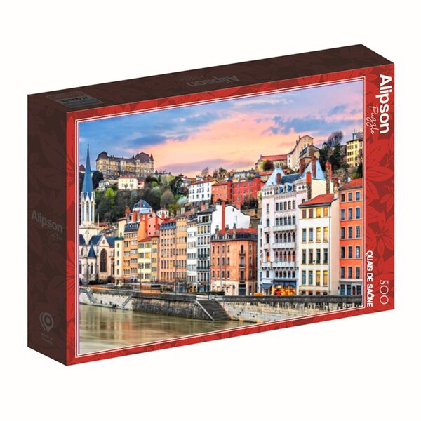 Puzzle 500 Pièces Quais Saône Lyon