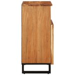 vidaXL Buffet 60x34x75 cm bois d'acacia massif