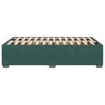 vidaXL Cadre de lit sans matelas vert foncé 120x190 cm velours
