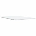 vidaXL Sommier à lattes de lit avec matelas Marron foncé 140x190 cm