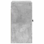 vidaXL Armoire Murale Gris béton 59 x 31 x 60 cm Bois d'ingénierie