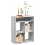 vidaXL Bibliothèque sonoma gris 66x31x80 cm bois d'ingénierie