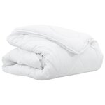 vidaXL Couettes & Duvets Blanc 200 x 200 cm Microfibre