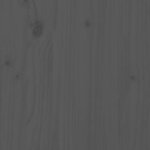vidaXL Tête de lit Gris 151 5x3x81 cm Bois massif de pin