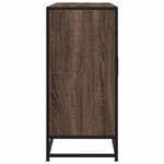 vidaXL Buffet chêne marron 134x35x76 cm bois d'ingénierie