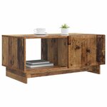 vidaXL Table basse Bois ancien 90 x 50 x 40 cm Bois d'ingénierie