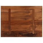 vidaXL Dessus de table 90x60x2 5 cm rectangulaire bois massif récupéré