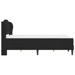 vidaXL Cadre de lit avec tête de lit Noir 140 x 190 cm Velours
