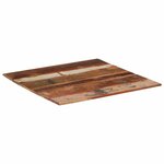 vidaXL Dessus de table carré 80x80 cm 15-16 mm Bois de récupération