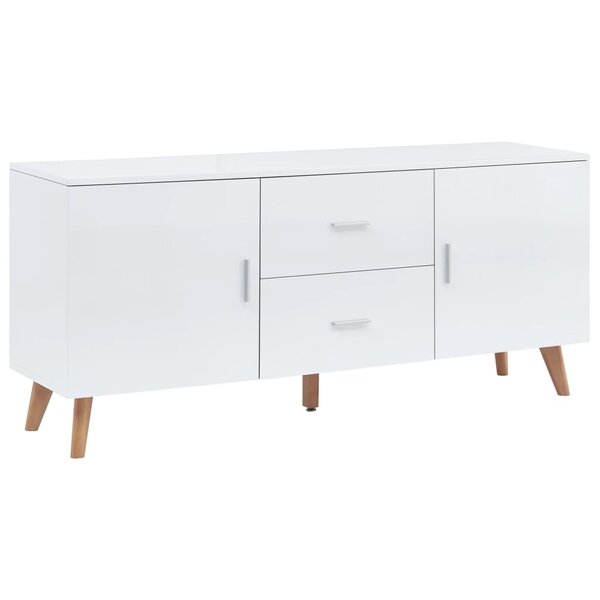 vidaXL Buffet Blanc 160x40x70 cm MDF