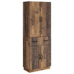 vidaXL Ensemble de Meubles 2 Pièces Bois ancien Bois d'ingénierie