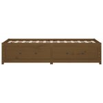 vidaXL Lit de jour Marron miel 90x190 cm Simple Bois de pin massif