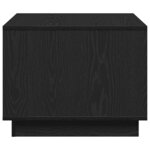 vidaXL Table basse Chêne noir 55 x 55 x 42 cm Bois d'ingénierie